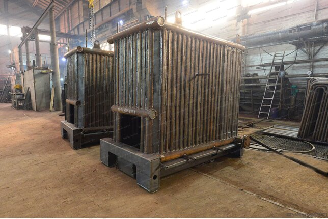 Водогрейный котел 0.75 с ОУР - изготовление