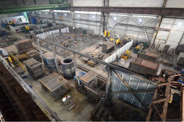 Газовый котел 500 кВт производство