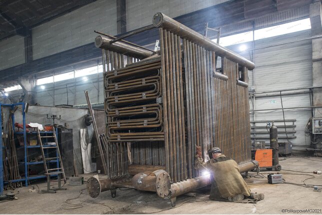 Изготовление котла 1.5 МВт с топкой ЗП РПК