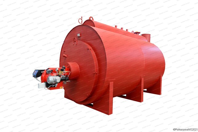 Котел паровой 2000 кг 115 С на газе